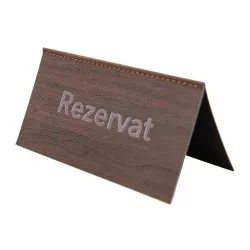 Suport rezervat, Wood, piele PU interior/exterior, lavabila, maro Suport rezervat, Wood, piele PU interior/exterior, lavabila, maro