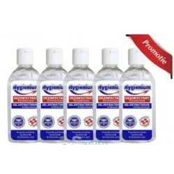 Pachet 5 x gel antibacterian si dezinfectant Hygienium 50ml Pachet 5 x gel antibacterian si dezinfectant Hygienium 50ml