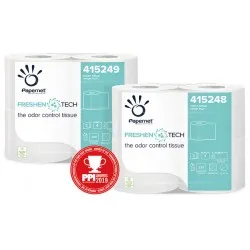 Hartie igienica superioara, Freshen Tech, in 3 straturi, 470gr, Papernet, 4 role/pachet Hartie igienica superioara, Freshen Tech, in 3 straturi, 470gr, Papernet, 4 role/pachet