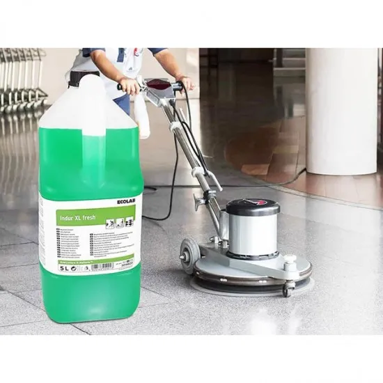 Detergent pentru pardoseli, cu polimer de protectie si parfum floral INDUR XL FRESH 5L Ecolab Detergent pentru pardoseli, cu polimer de protectie si parfum floral INDUR XL FRESH 5L Ecolab