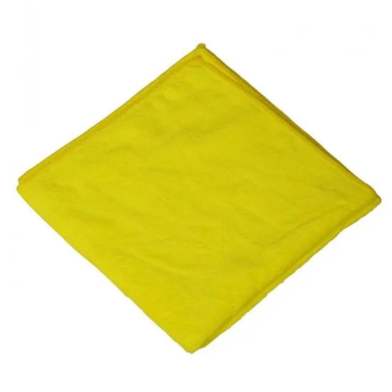 Set 10 lavete universale din microfibra, 30 x 30 cm, Galben