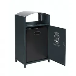 Coș de gunoi stradal KW-CH 90 litri Coș de gunoi stradal KW-CH 90 litri
