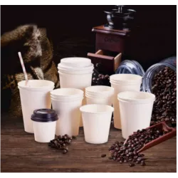 Pahare carton albe - 4 oz (118 ml) - 100 buc.