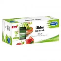 STELLA Pungi Alimentare cu fermoar 1,5 L 16/set STELLA Pungi Alimentare cu fermoar 1,5 L 16/set