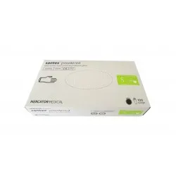 Manusi Santex din Latex pudrate 100buc/cutie Manusi Santex din Latex pudrate 100buc/cutie