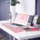 Mapa birou Flexi din piele, cu doua fete, pentru protectie birou, Unika, roz/ gri Mapa birou Flexi din piele, cu doua fete, pentru protectie birou, Unika, roz/ gri