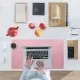 Mapa birou Flexi din piele, cu doua fete, pentru protectie birou, Unika, roz/ gri Mapa birou Flexi din piele, cu doua fete, pentru protectie birou, Unika, roz/ gri