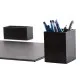 Set 3 piese Smart piele naturala, mapa protectie birou, suport pixuri, suport carti de vizita, Unika, negru Set 3 piese Smart piele naturala, mapa protectie birou, suport pixuri, suport carti de vizita, Unika, negru