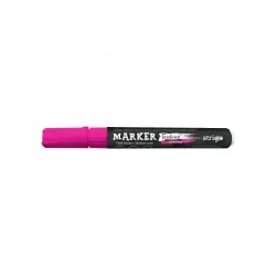 Marker Creta Lichida, varf rotund, roz NEON Marker Creta Lichida, varf rotund, roz NEON