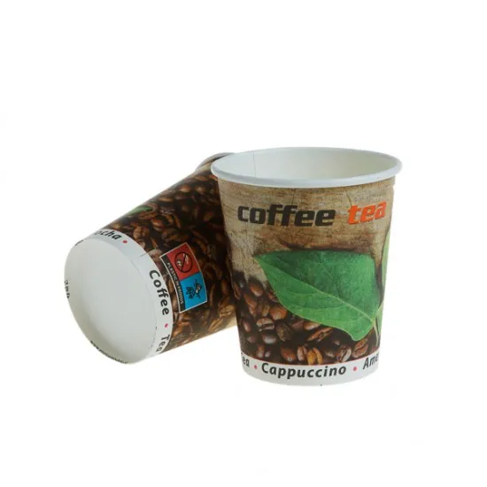 Pahare de carton 8 Oz color (236 ml), 50 buc/set