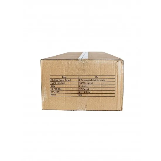 Prosoape hartie pliate Expres Z fold, 160 buc / pachet, 2 straturi, 21 x 23 cm, 12 pac / bax, AQAS Prosoape hartie pliate Expres Z fold, 160 buc / pachet, 2 straturi, 21 x 23 cm, 12 pac / bax, AQAS
