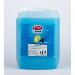 Sapun lichid albastru parfumat, Fabi, canistra 5L