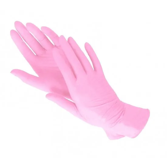 Manusi roz de unica folosinta, Nitrylex pink, marime S, 100 buc./cutie Manusi roz de unica folosinta, Nitrylex pink, marime S, 100 buc./cutie