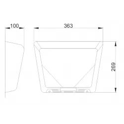USCATOR DE MAINI INOX SATINAT 2350W, NOFER