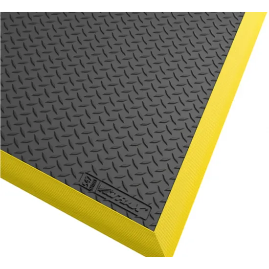 Covoraș de descărcare electrostatică 97x163 cm, Notrax Negru/Galben Diamond Flex ESD 548 