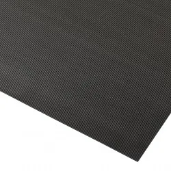 Covoras ergonomic anti-oboseala, Rib ‘n’ Roll, Negru, 3 mm, 120 cm x 150 cm Covoras ergonomic anti-oboseala, Rib ‘n’ Roll, Negru, 3 mm, 120 cm x 150 cm