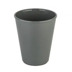 Pahare plastic 180 cc, color(gri metalizat), 50 buc/set