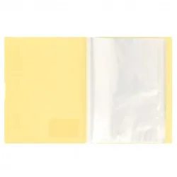 Mapa Strigo, PP, A4, 40 folii protectie, galben SF086 Mapa Strigo, PP, A4, 40 folii protectie, galben SF086