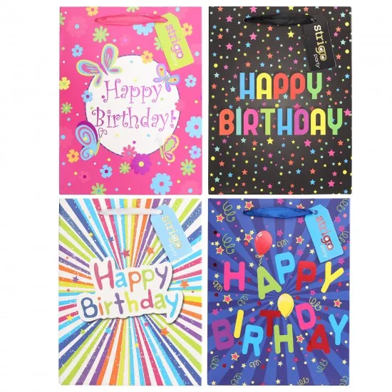 Set 4 pungi hartie18x23(h)x10cm 210 gsm. PART002 Set 4 pungi hartie18x23(h)x10cm 210 gsm. PART002