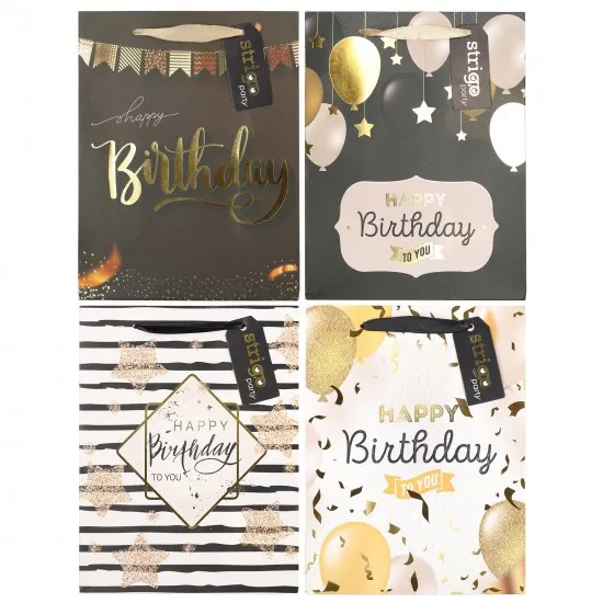 Set 4 pungi hartie18x23(h)x10cm 210 gsm. PART012 Set 4 pungi hartie18x23(h)x10cm 210 gsm. PART012