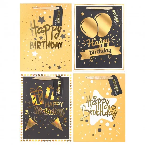 Set 4 pungi hartie 18x23(h)x10cm 210 gsm. PART014 Set 4 pungi hartie 18x23(h)x10cm 210 gsm. PART014