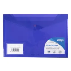 Mapa plic cu capsa, doua buzunare Strigo, A4+, mov SF020