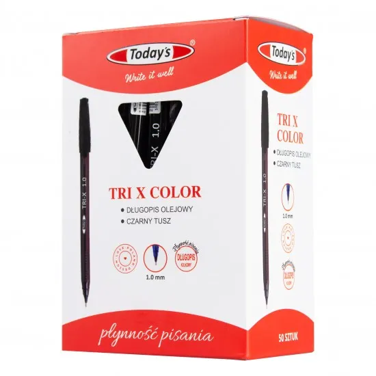 Pix TODAYS TRI X COLOR negru, 1.0 mm 78937
