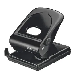 Perforator metalic Rapid FMC40, 40 de coli, cutie, negru Perforator metalic Rapid FMC40, 40 de coli, cutie, negru