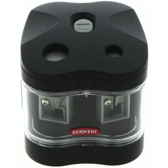 Ascutitoare electrica DERWENT Professional, dubla, plastic, negru Ascutitoare electrica DERWENT Professional, dubla, plastic, negru