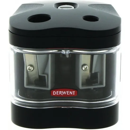 Ascutitoare electrica DERWENT Professional, dubla, plastic, negru Ascutitoare electrica DERWENT Professional, dubla, plastic, negru