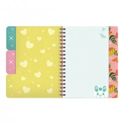 Notes cu separatoare si spira Bangoberry Piggy Porcusorul, 200 pagini Notes cu separatoare si spira Bangoberry Piggy Porcusorul, 200 pagini