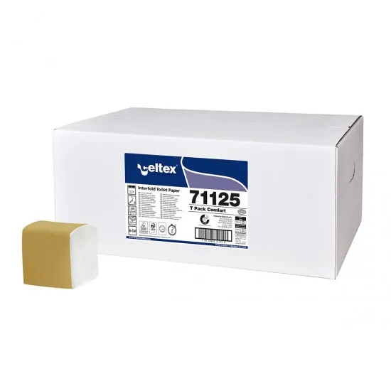 Hartie igienica Celtex, 2 straturi, alba, 10x21 cm, 225 bucati/pachet, 40 pachete/cutie Hartie igienica Celtex, 2 straturi, alba, 10x21 cm, 225 bucati/pachet, 40 pachete/cutie