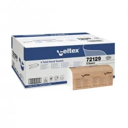 Prosoape pliate V Smart albe, 2 straturi, 25x22 cm Prosoape pliate V Smart albe, 2 straturi, 25x22 cm