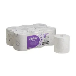 Rola prosop Kimberly-Clark  Kleenex Ultra, premium, autocut, 600 portii, alba, 6 role/bax Rola prosop Kimberly-Clark  Kleenex Ultra, premium, autocut, 600 portii, alba, 6 role/bax