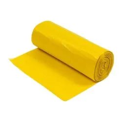 Saci menaj LDP basic galbeni, 60 L, 20 bucati/rola Saci menaj LDP basic galbeni, 60 L, 20 bucati/rola