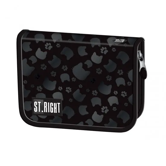 Penar PC03 ST Right Black Cats 1 compartiment, 2 clapete Penar PC03 ST Right Black Cats 1 compartiment, 2 clapete