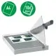 Ghilotina Leitz Home Office Precision, A4, 10 coli, indicator laser inclus, gri
