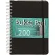 Agenda cu spirala Pukka Pads Soft Cover A5 matematica 200 pag, coperti groase cartonate PU