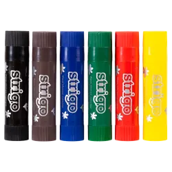 Creioane Strigo Gel Stick 6 culori 10g Creioane Strigo Gel Stick 6 culori 10g