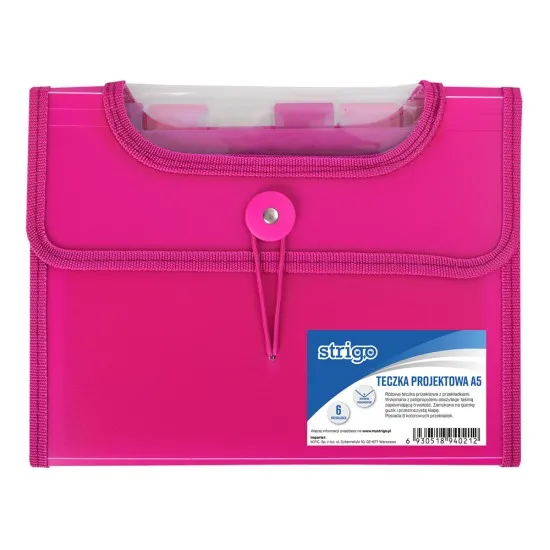 Dosar Strigo Plastic Extensibil A5 6 Compartimente Roz Dosar Strigo Plastic Extensibil A5 6 Compartimente Roz