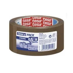 Banda adeziva Tesa STRONG, 50 mm x 66 m, maro Banda adeziva Tesa STRONG, 50 mm x 66 m, maro