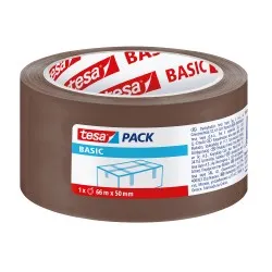 Banda ambalare Tesa Basic, maro 50 mm x 66 m Banda ambalare Tesa Basic, maro 50 mm x 66 m