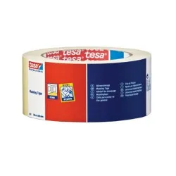 Banda adeziva pentru mascare Tesa, 50 mm x 50 m Banda adeziva pentru mascare Tesa, 50 mm x 50 m