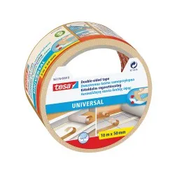 Banda dublu adeziva Tesa, 50 mm x 10 m Banda dublu adeziva Tesa, 50 mm x 10 m