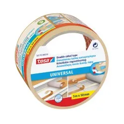 Banda dublu adeziva Tesa, 50 mm x 5 m Banda dublu adeziva Tesa, 50 mm x 5 m