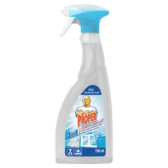 Spray curatare multisuprafete si geamuri Mr. Proper 3 in 1, 750 ml
