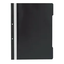 Dosar cu sina si 2 perforatii, negru, 25 bucati/set Dosar cu sina si 2 perforatii, negru, 25 bucati/set