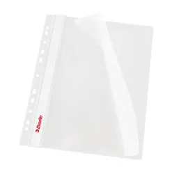 Dosar PP cu multiperforatii Esselte VIVIDA, A4, alb, 10 buc/set Dosar PP cu multiperforatii Esselte VIVIDA, A4, alb, 10 buc/set