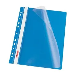 Dosar PP cu multiperforatii  Esselte VIVIDA, A4, albastru, 10 buc/set Dosar PP cu multiperforatii  Esselte VIVIDA, A4, albastru, 10 buc/set