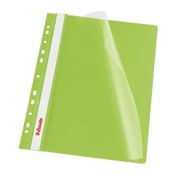 Dosar PP cu multiperforatii  Esselte VIVIDA, A4, verde, 10 buc/set Dosar PP cu multiperforatii  Esselte VIVIDA, A4, verde, 10 buc/set